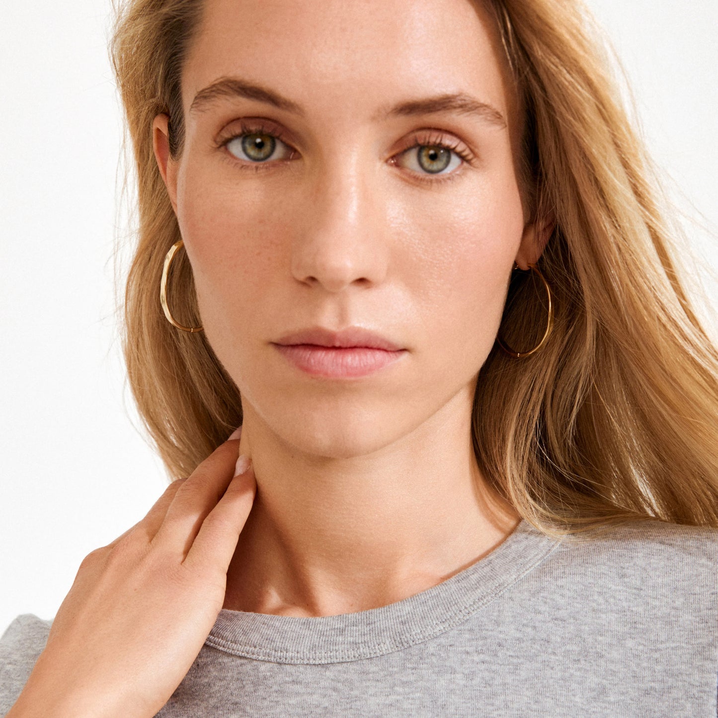 Ember Hoop Earrings - Gold Plated