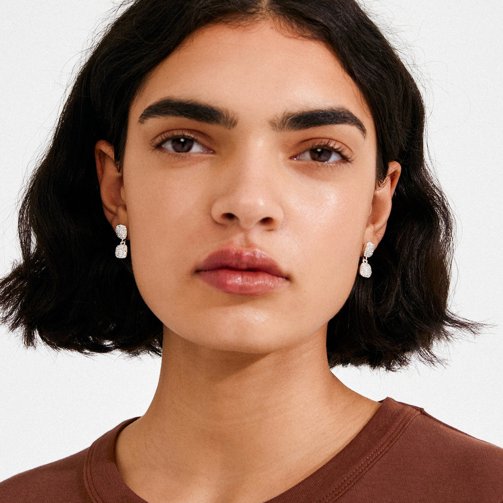 Ember Earrings - Silver Plated