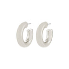 Phase Recycled Earrings - Silver Plated