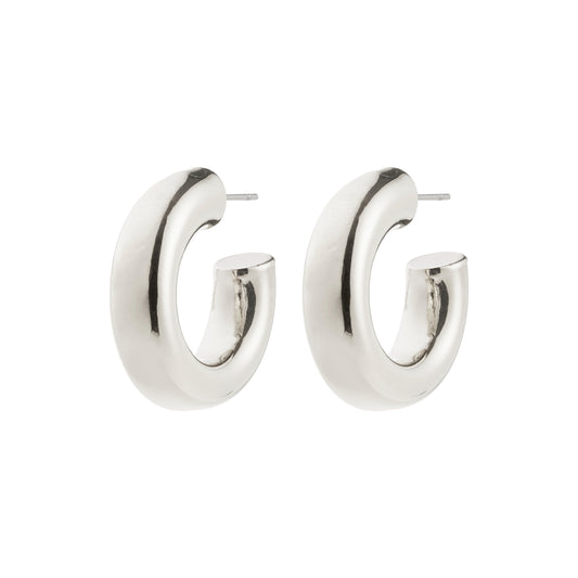 Phase Recycled Earrings - Silver Plated