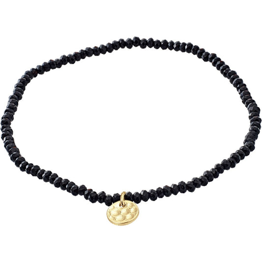 Indie Bracelet - Gold Plated - Black