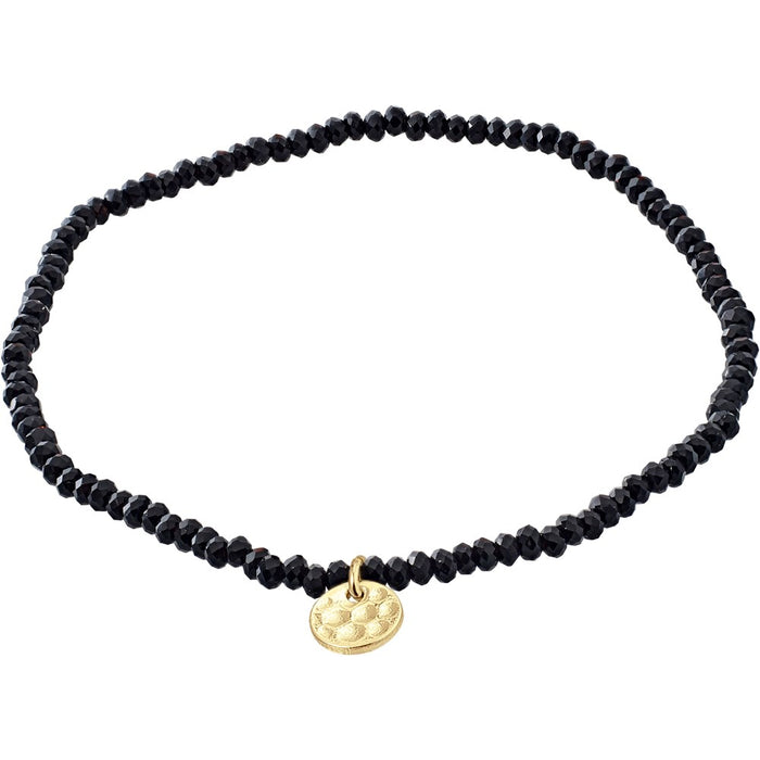 Indie Bracelet - Gold Plated - Black