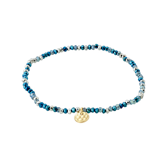 Indie Bracelet - Gold Plated - Blue