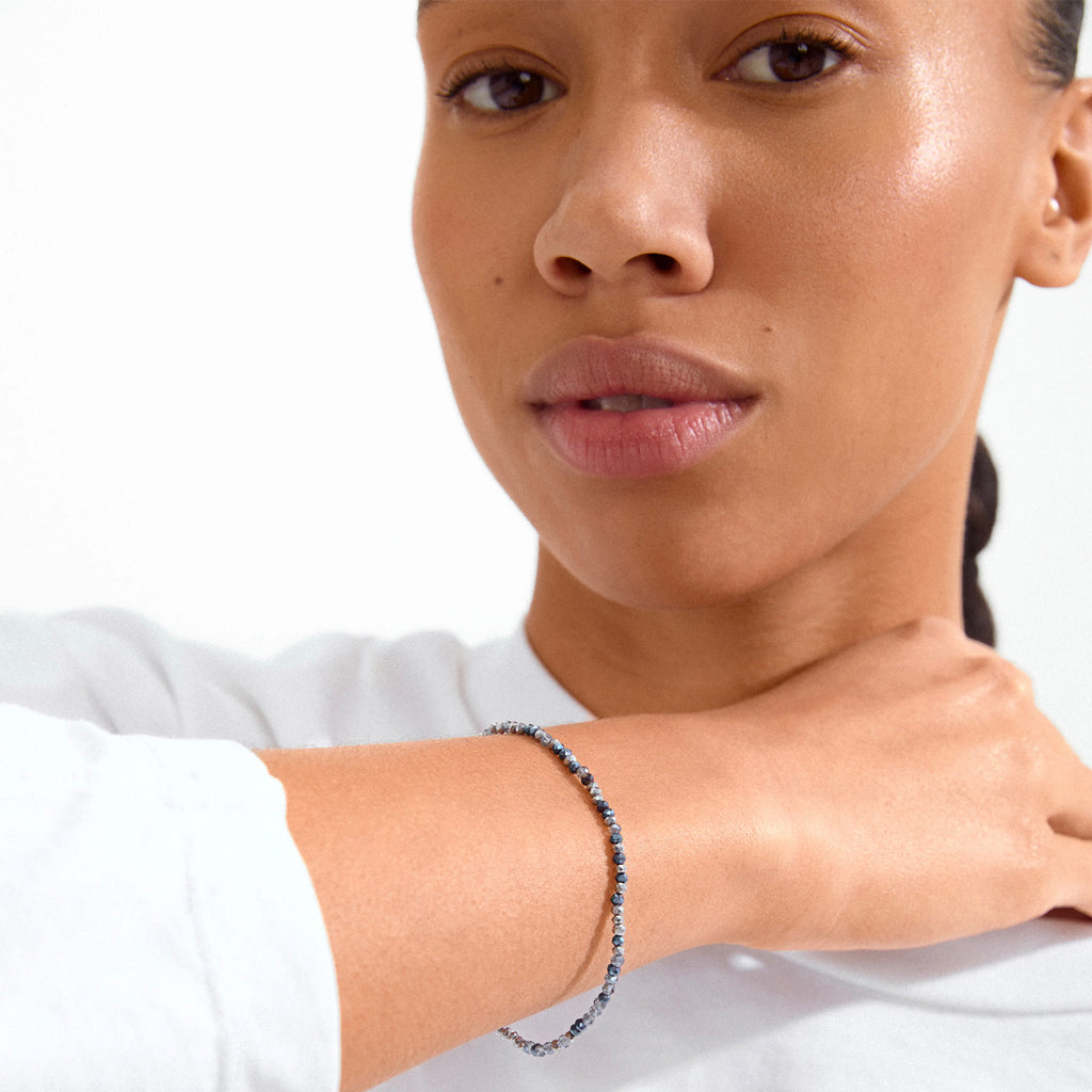 Indie Bracelet - Gold Plated - Grey