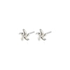 Oakley Recycled Starfish Earrings - Silver Plated