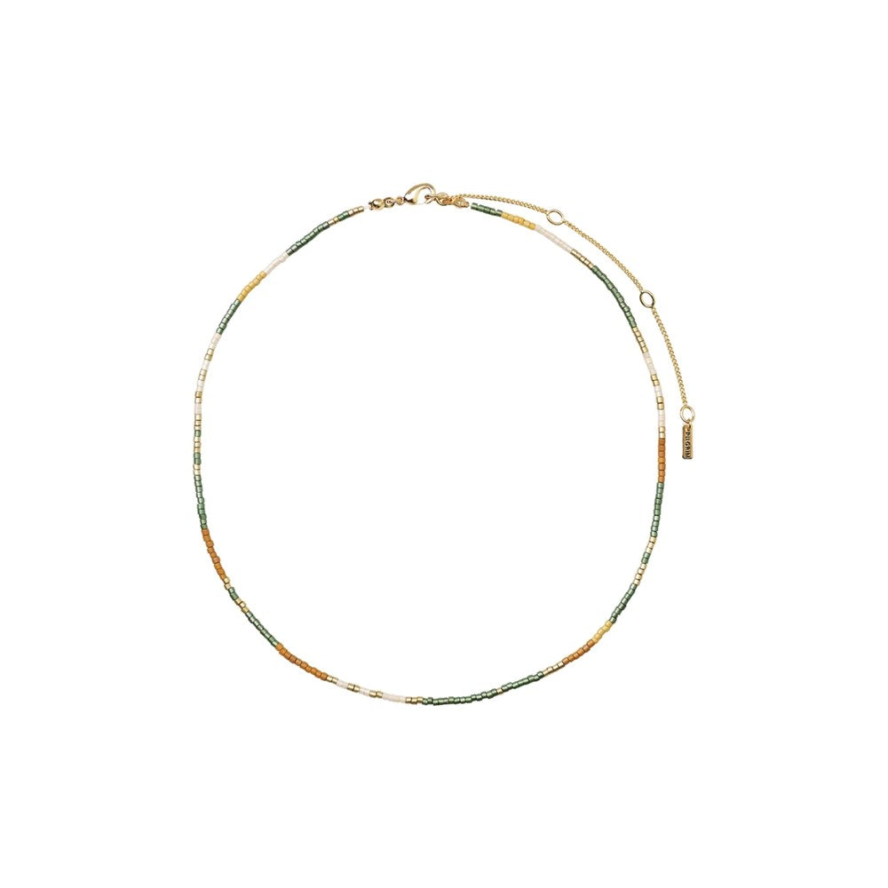 Alison Necklace Brown - Gold Plated