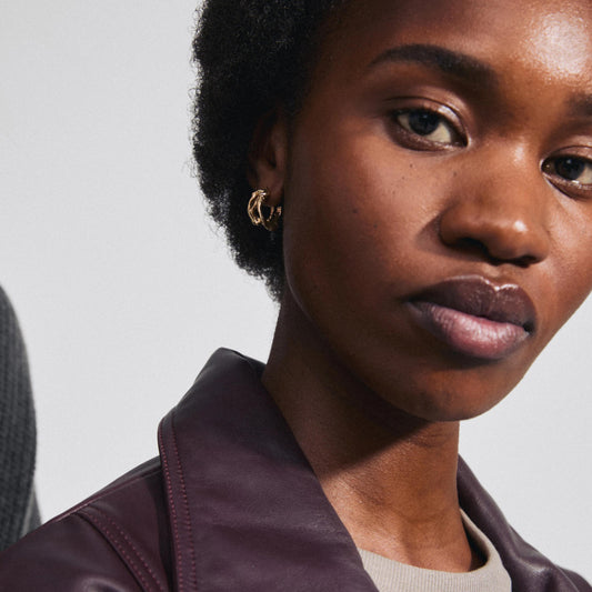 Fotini Recycled Hoop Earrings - Gold Plated
