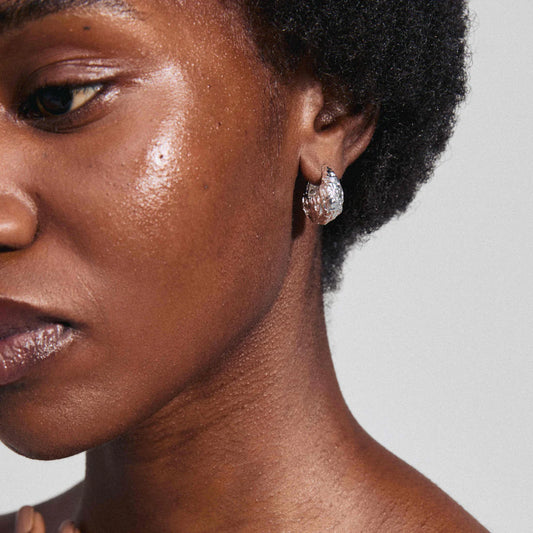 Lincoln Recycled Earrings - Silver Plated