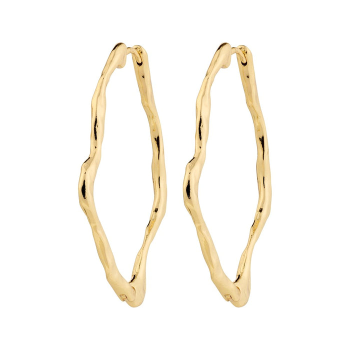 Dylan Recycled Earrings - Gold Plated