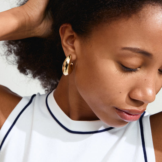 Rory Recycled Earrings - Gold Plated