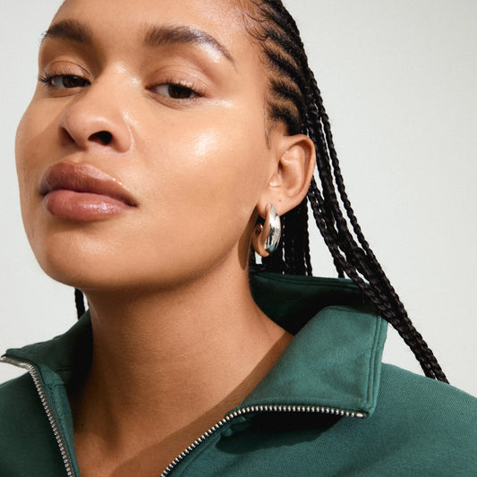 Rory Recycled  Earrings - Silver Plated
