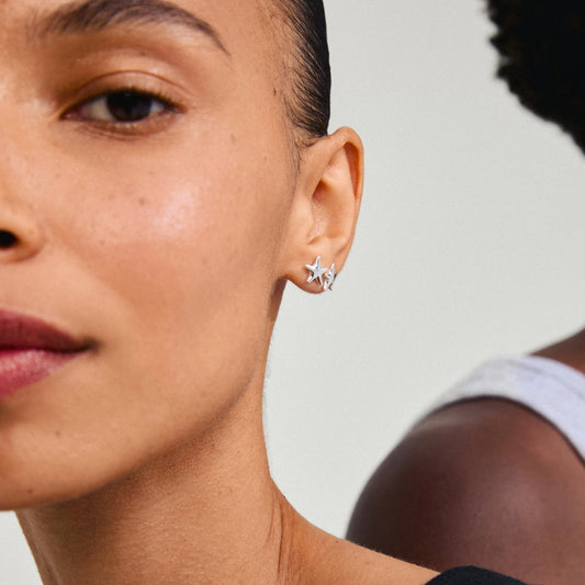 Andre Earrings - Silver Plated