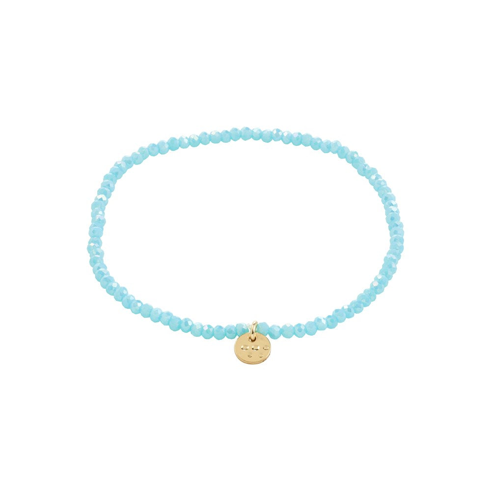 Indie Blue Bracelet - Gold Plated