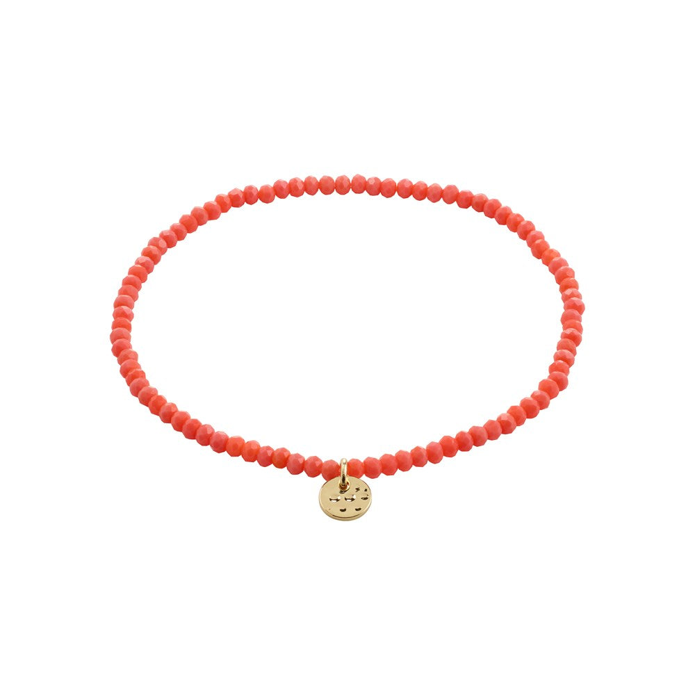Indie Bracelet - Gold Plated - Peach