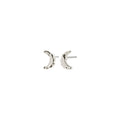 Between Recycled Earrings - Silver Plated