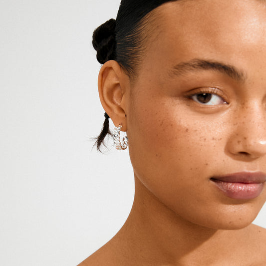 Mayer Earrings - Silver Plated
