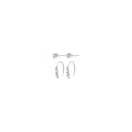 Gionni Earrings - Silver Plated