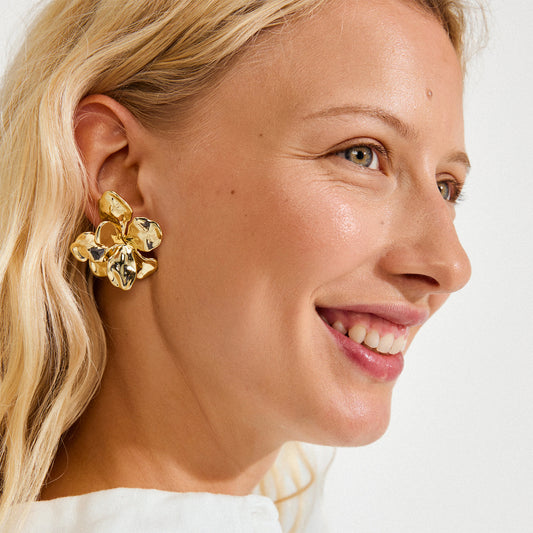 Halen Earrings - Gold Plated