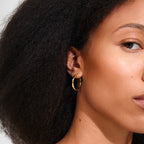 Inner Hoop Earrings Gold-Plated