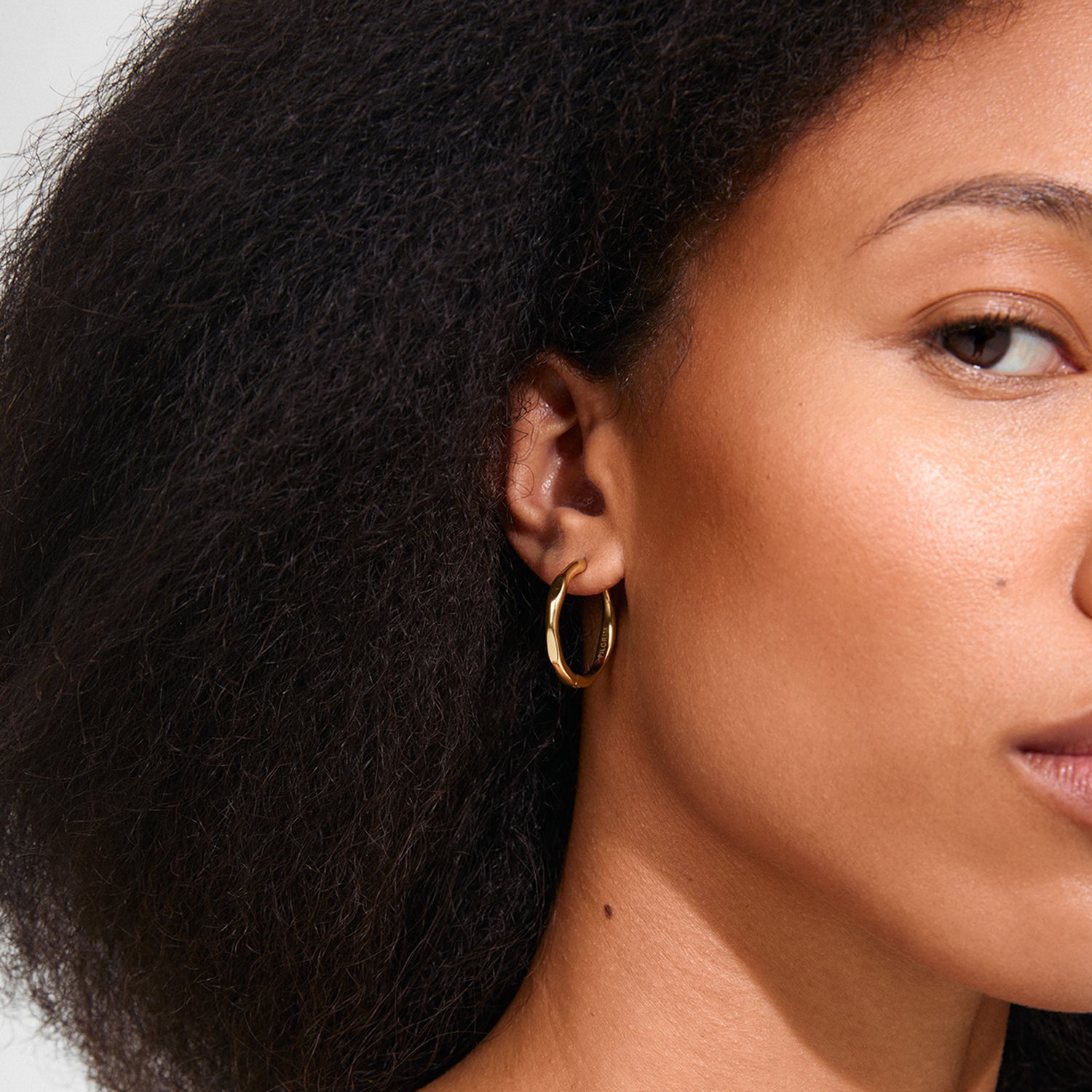 Inner Hoop Earrings Gold-Plated
