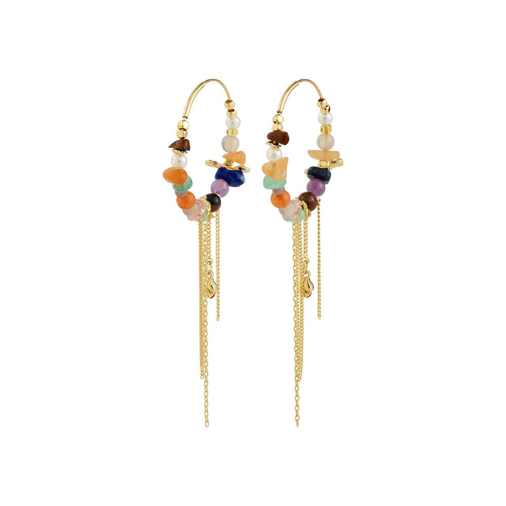 Iris Earrings - Gold Plated/Multi