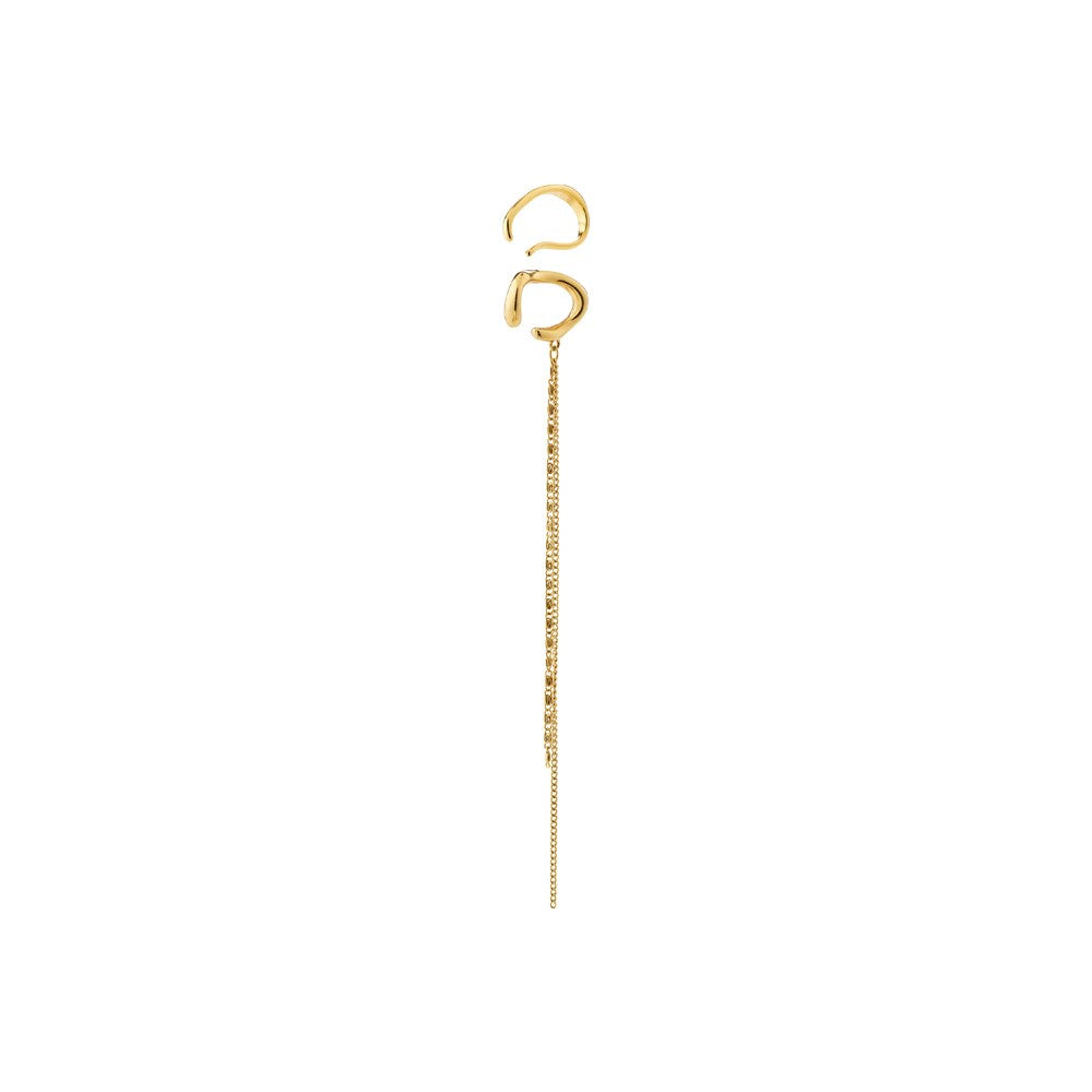 Evon Ear Cuff 2-In-1 Set - Gold-Plated