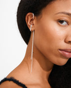 Evon Ear Cuff 2-In-1 Set - Silver-Plated