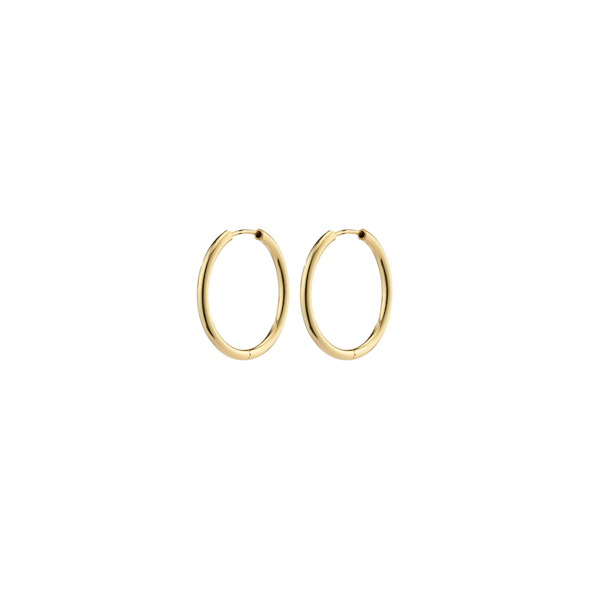 April Recycled Small Hoop Earrings - Gold Plated