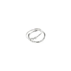 Ivarin Rings 2-In-1 Set - Silver-Plated