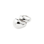 Evon Rings 2-In-1 Set - Silver-Plated