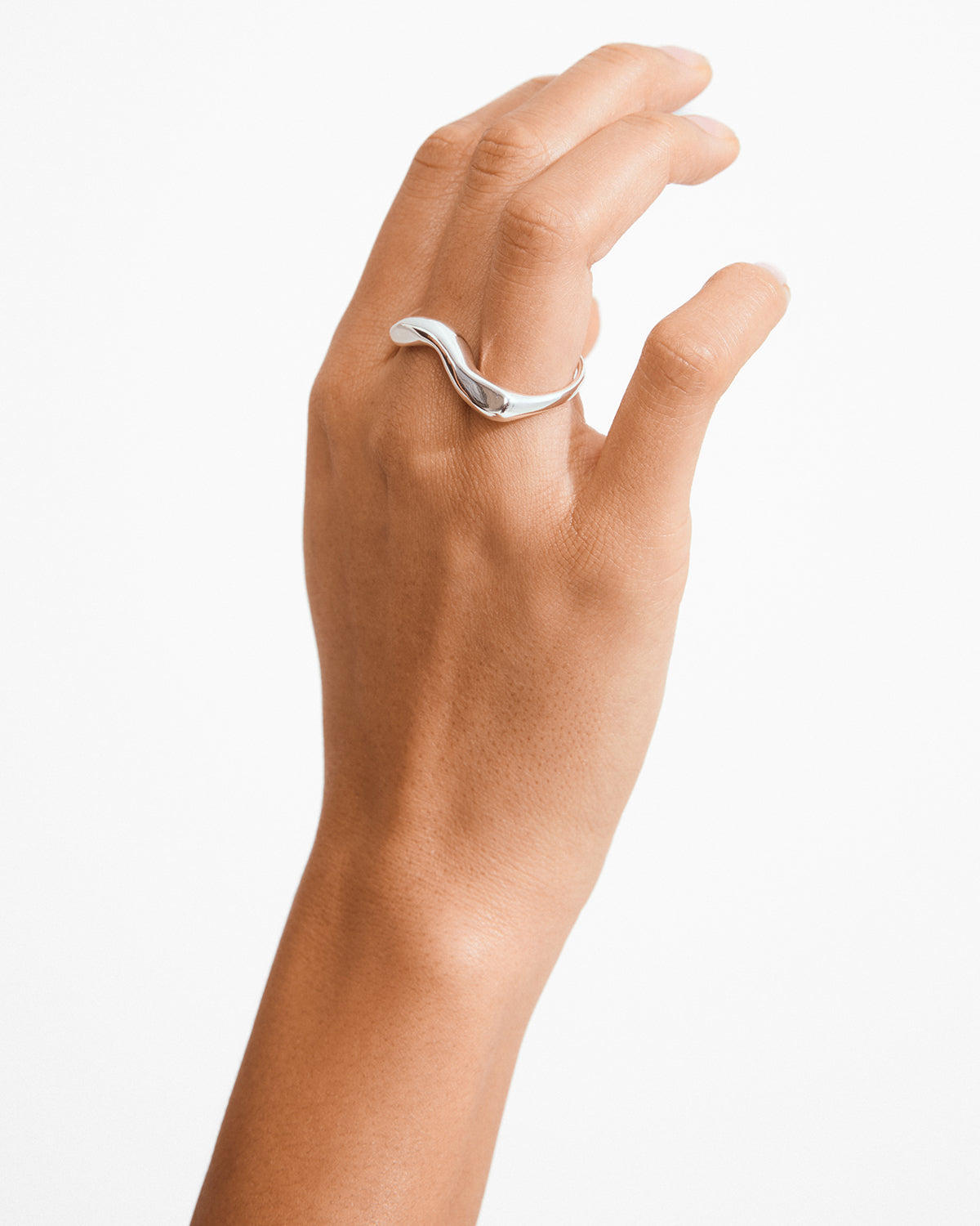 Evon Double Ring Silver-Plated