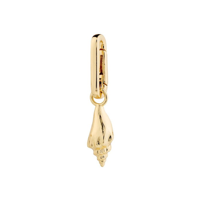 Charm Recycled Shell Pendant - Gold Plated