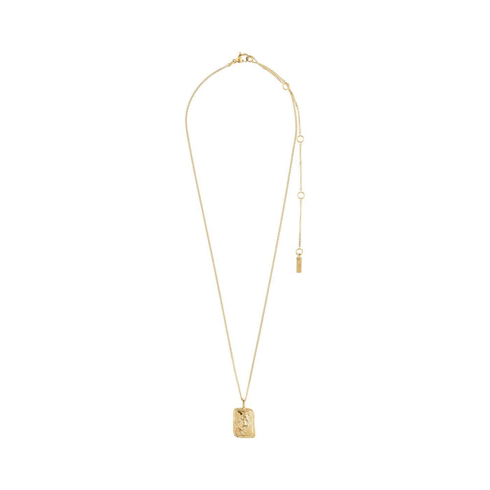 Aries Recycled Zodiac Sign Necklace - Gold Plated
