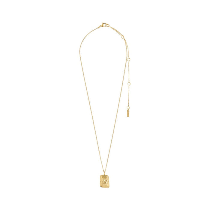 Sagittarius Recycled Zodiac Sign Necklace - Gold Plated
