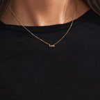 Luck Recycled Necklace - Gold Plated