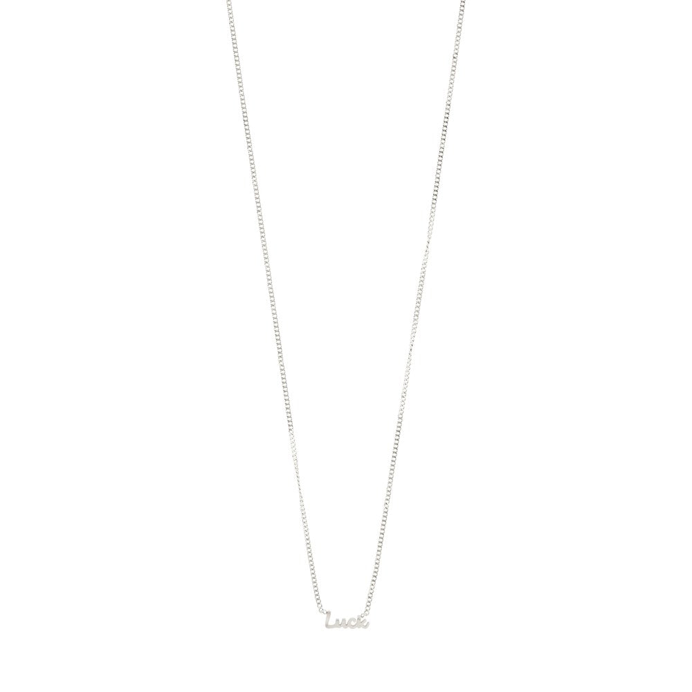 Luck Recycled Necklace - Silver Plated