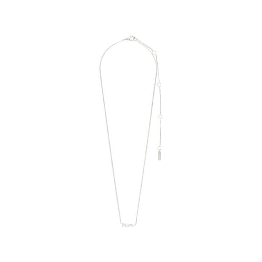 Mom Recycled Necklace - Silver Plated