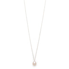 Eila Pi Necklace - Gold Plated - White