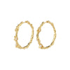 Raelynn Recycled Hoops - Gold Plated