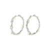 Raelynn Recycled Hoops - Silver Plated