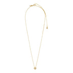 Emmett Recycled Crystal Necklace - Gold Plated