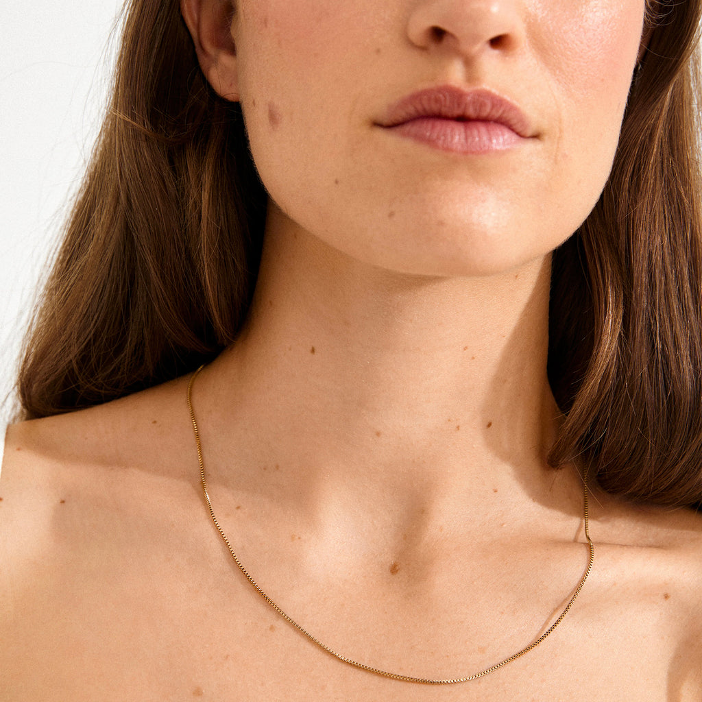 Nancy Recycled Necklace - Gold Plated
