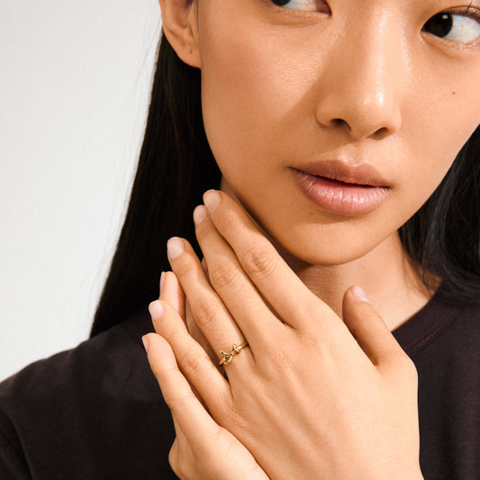 Lulu Recycled Ring - Gold Plated