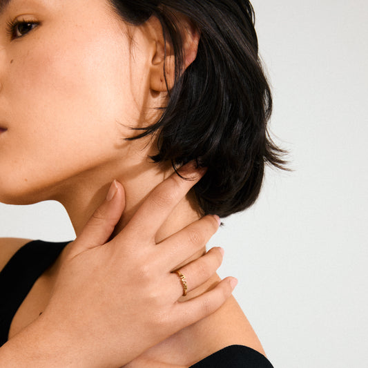 Lulu Recycled Ring - Gold Plated