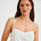Nancy Recycled Necklace - Silver Plated