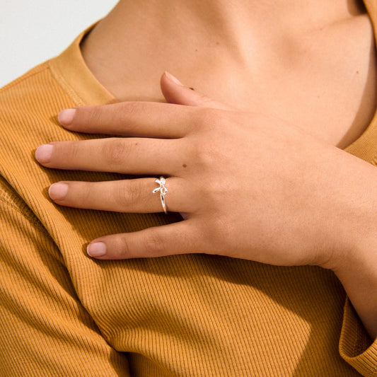 Lulu Recycled Ring - Silver Plated