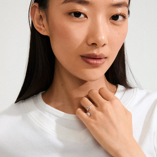 Lulu Recycled Multi Ring - Silver Plated