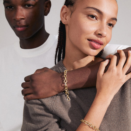 Amiri Recycled Bracelet - Gold Plated