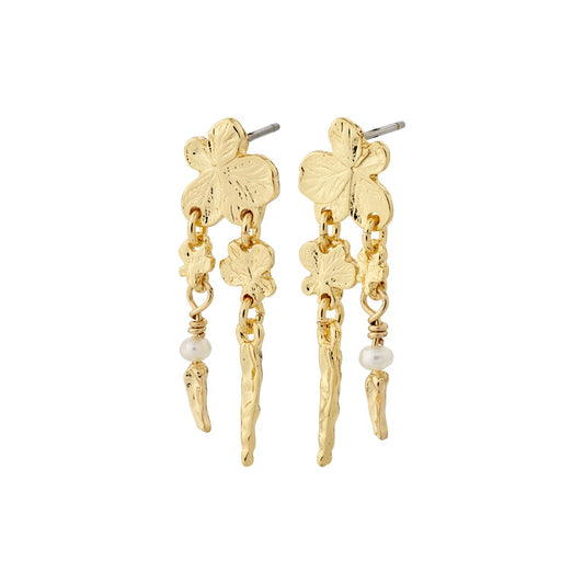 Zhuri Recycled Earrings - Gold Plated