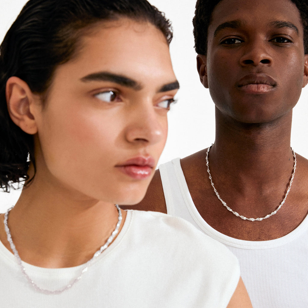 Eliyah Necklace - Silver Plated